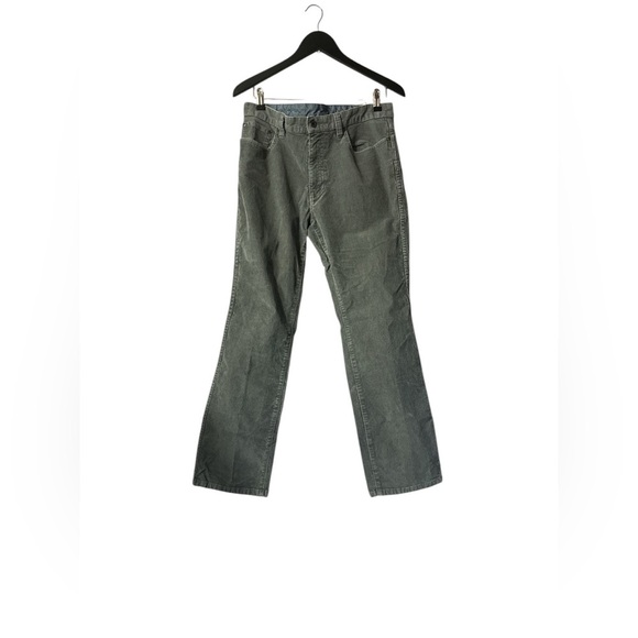 L.L Bean Standard Fit Corduroy Pants Gray Men Size 33 - Picture 1 of 9